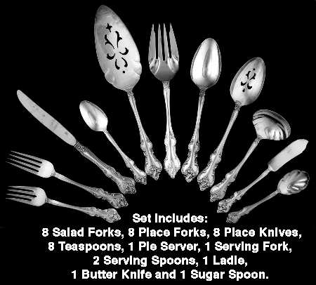 Orleans (Silverplate 1964) 40 Piece Place Set