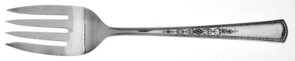 Orleans (Silverplate, 1927) Medium Solid Cold Meat Serving Fork