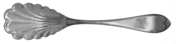 Oval (Silverplate, 1855) Sugar Shell Spoon