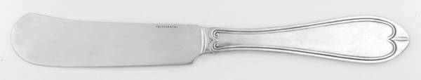 Oval (Silverplate, 1855) Large Flat Handle Master Butter Knife
