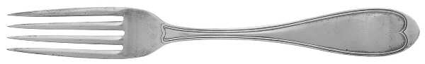 Oval Thread (Silverplate, 1874) Fork