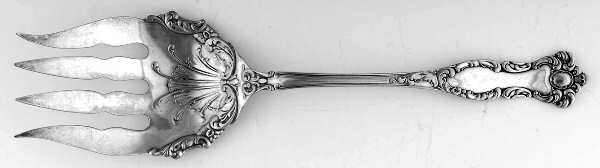 Oxford (Silverplate, 1901) Solid Salad Serving Fork