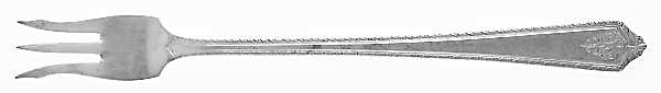 Pageant (Silverplate, 1927) Cocktail/Seafood Fork