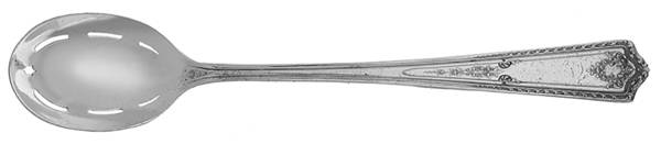 Paisley (Silverplate, 1922) Pierced Bowl Short Handle Olive Spoon