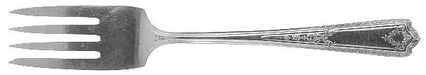 Paisley (Silverplate, 1922) Individual Salad Fork