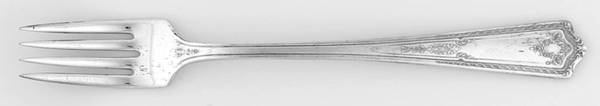 Paisley (Silverplate, 1922) Grille Fork (Viande)