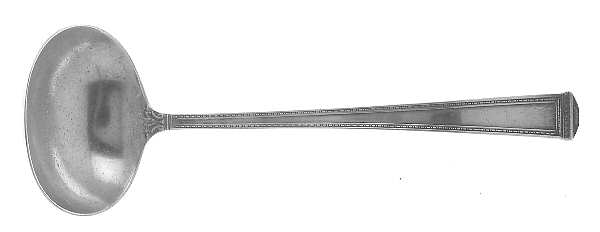 Pantheon (Sterling, 1920, No Monograms) Solid Piece Cream Ladle