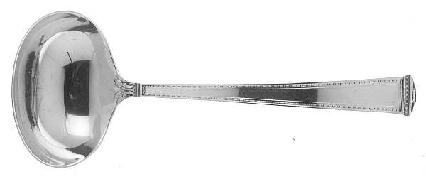 Pantheon (Sterling, 1920, No Monograms) Solid Gravy Ladle