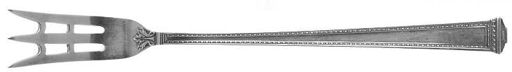 Pantheon (Sterling, 1920, No Monograms) Olive Fork