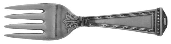 Pantheon (Sterling, 1920, No Monograms) Baby Fork