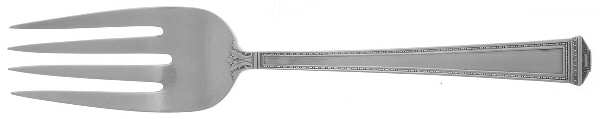 Pantheon (Sterling, 1920, No Monograms) Small Solid Cold Meat Serving Fork