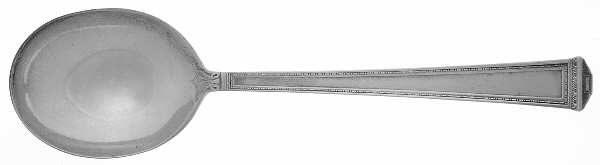 Pantheon (Sterling, 1920, No Monograms) Round Bowl Soup Spoon (Gumbo)