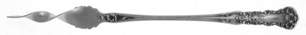 Pansy (Sterling, 1909, No Monograms) One Tine Butter Pick