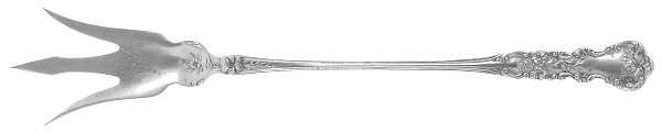 Pansy (Sterling, 1909, No Monograms) Large Lettuce Serving Fork