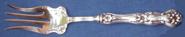 Paragon (Silverplate) Large Cold Meat Serving Fork, Plated Tines