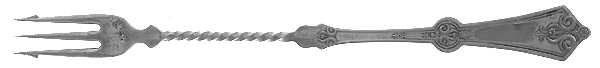 Parisian (Silverplate, 1879) Long Handle Pickle/Olive Fork