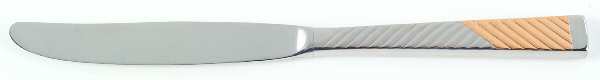 Parquet (Stainless, Gold Accent) Modern Hollow Knife