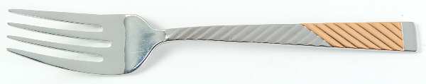 Parquet (Stainless, Gold Accent) Individual Salad Fork