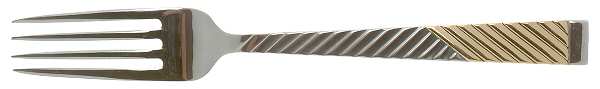 Parquet (Stainless, Gold Accent) Fork