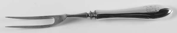 Patria (Sterling, 1918) Small Steak Carving Fork with Stainless Prongs