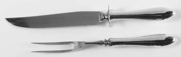 Patria (Sterling, 1918) Small Stainless Blade 2-Piece Steak Carving Set