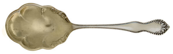 Pearl (Silverplate, 1898) Solid Shell Casserole Spoon
