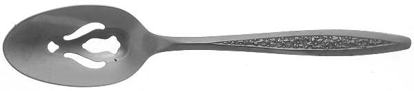 Petal Lane (Stainless) Pierced Tablespoon (Serving Spoon)