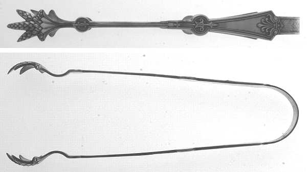 Persian (Silverplate, 1871) Large Ice Serving Tongs