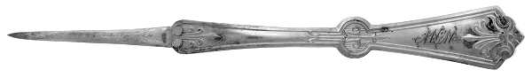 Persian (Silverplate, 1871) Solid Nut Pick