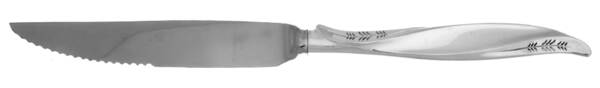 Pine Spray (Sterling, 1957) Steak Knife Individual Hollow, Serrate HC