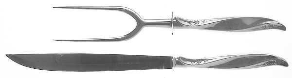 Pine Spray (Sterling, 1957) Small Stainless Blade 2-Piece Steak Carving Set