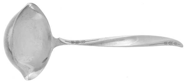 Pine Spray (Sterling, 1957) Solid Piece Cream Ladle by International Silver