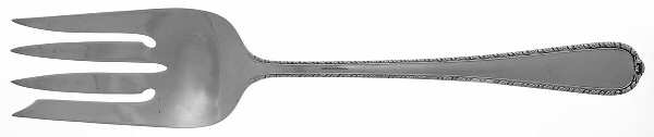 Pine Tree (Sterling, 1927) Large Solid Cold Meat Serving Fork