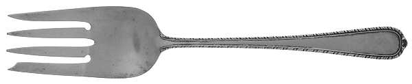 Pine Tree (Sterling, 1927) Small Solid Cold Meat Serving Fork