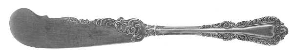 Plymouth (Silverplate, 1897) Flat Handle Butter Spreader