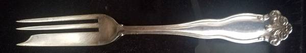 Ponce De Leon (Silverplate, 1910) Small Solid Pastry Fork