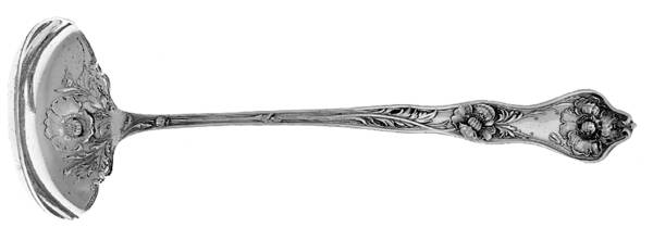 Poppy II (Silverplate, 1914) Solid Piece Cream Ladle