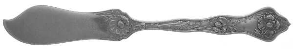 Poppy II (Silverplate, 1914) Flat Handle Butter Spreader