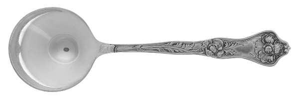 Poppy II (Silverplate, 1914) Round Bowl Soup Spoon (Bouillon)