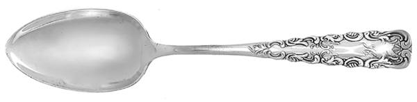 Portland (Silverplate, 1891) Monogram Tablespoon (Serving Spoon)