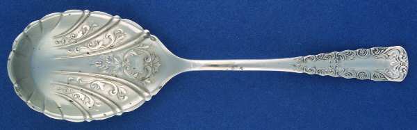 Portland (Silverplate, 1891) Solid Shell Berry/Casserole Spoon