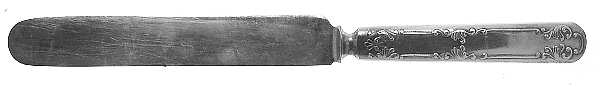 Portland (Silverplate, 1891) Blunt Solid Knife
