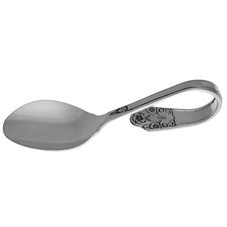Precious (Silverplate, 1941) Baby Spoon with Curved Handle HC
