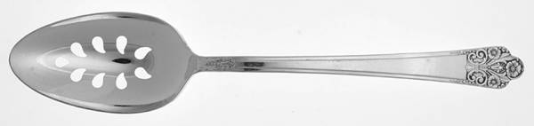 Precious (Silverplate, 1941) Pierced Tablespoon (Serving Spoon)