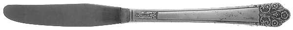Precious (Silverplate, 1941) Modern Hollow Grille Knife by International Silver