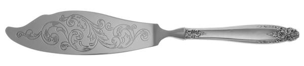 Prelude (Sterling, 1939, No Monograms) Fish Serving Knife with Stainless Blade HC
