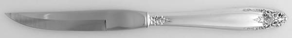 Prelude (Sterling, 1939, No Monograms) Individual Steak Knife w/Bevel Blade