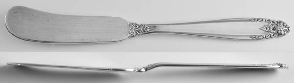 Prelude (Sterling, 1939, No Monograms) Flat Handle Butter Spreader