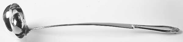 Prelude (Sterling, 1939, No Monograms) Hollow Handle Soup Ladle with Solid Bowl