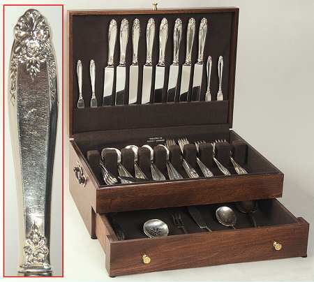 Prelude (Sterling, 1939, No Monograms) 55 Piece Set